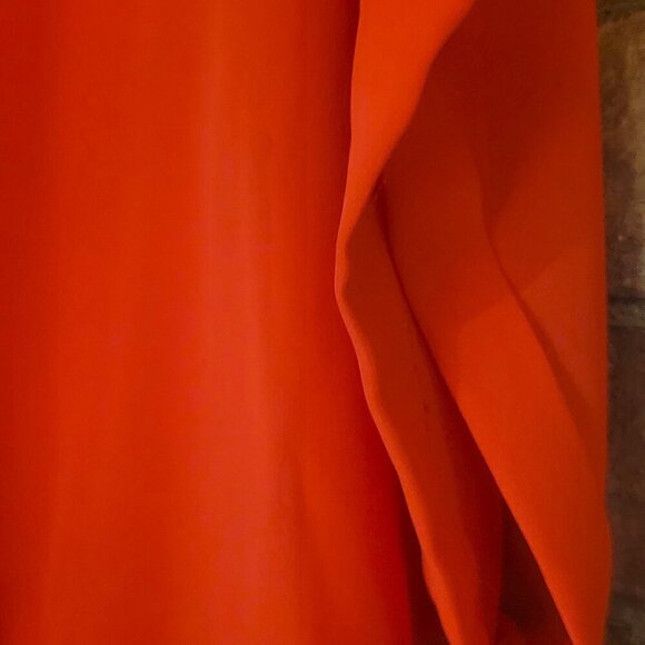 Coral Dolman Sleeved Blouse with Set on Waist - Size M - Picture 3 of 7